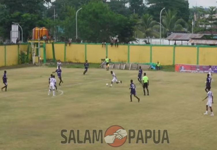 Tim Sepakbola Papua Pegunungan Tumbangkan Papua Selatan 7-1 Pada Laga Perdana Babak Kualifikasi PON XXI Di DOB Papua