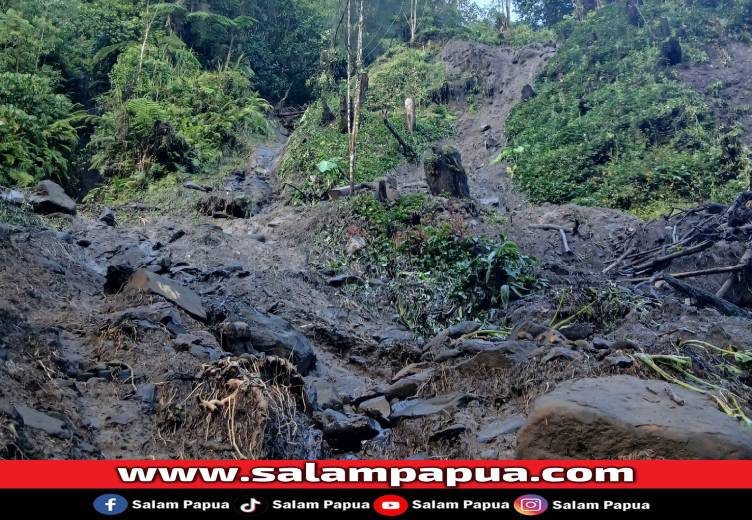 Longsor Di Tembagapura, Warga Enam Kampung Gagal Panen Dan Butuh Bantuan Mendesak