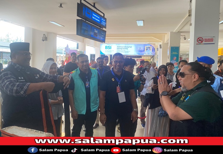 Bertanding Di PON XXI, Tim Sepak Bola Putra Papua Pegunungan Disambut Pj Gubernur Aceh