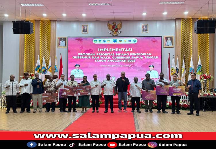 Gubernur Meki Nawipa Luncurkan 20 Program Pendidikan, Total Anggaran Tembus Rp 90 Miliar