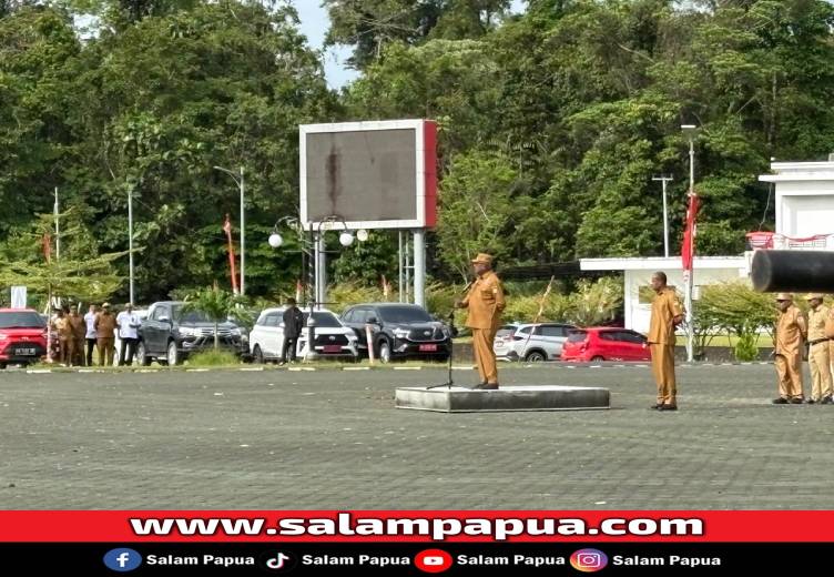 Gubernur Papua Tengah Pimpin HUT Ke-29 Mimika, Bupati Wajibkan Peserta Kenakan Baju Adat