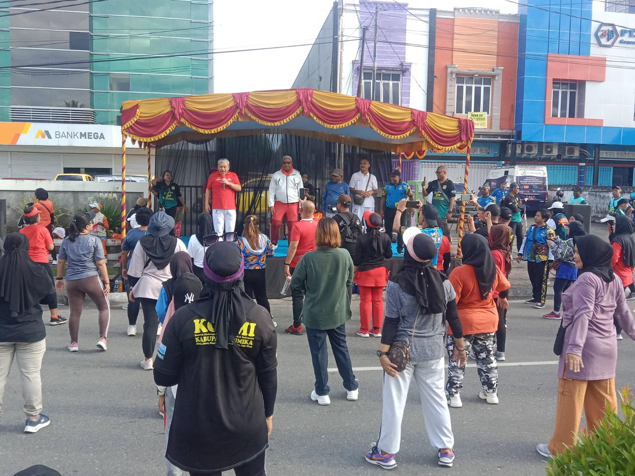 Ketua KORMI Nasional  Hadiri Car Free Day Di Timika