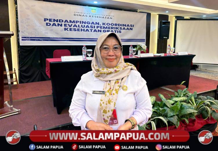 - Sekretaris Dinkes Mimika, Sisma HL (Salampapua.com/Evita)