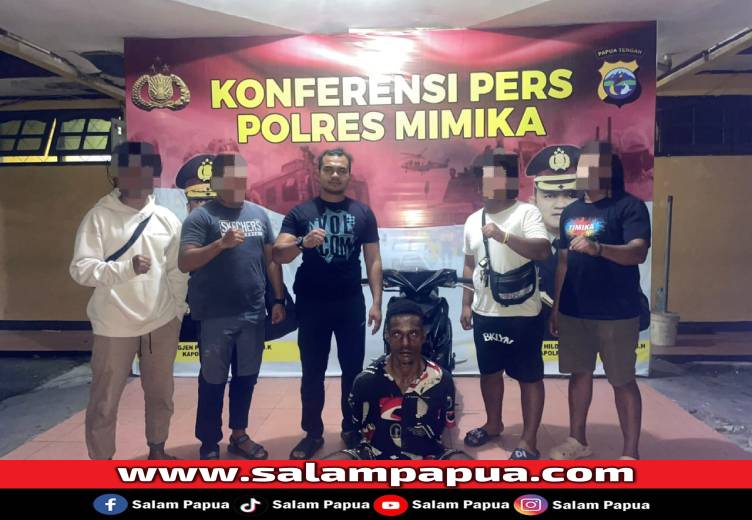 Sudah Dua Kali Dipenjara, Spesialis Curanmor Di Timika Kembali Ditangkap Usai Curi Motor Polisi