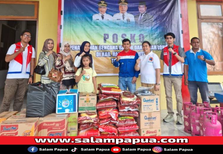Banjir Dan Longsor Halmahera Utara, Pertamina Patra Niaga Kirim Bantuan Logistik