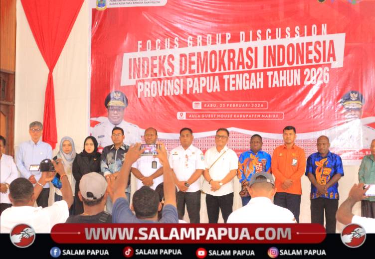 Libatkan Berbagai Unsur, Pemprov Papua Tengah Gelar FGD Indeks Demokrasi 2026