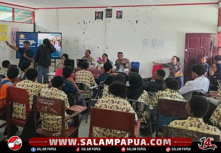 Bulan Bakti 2026, Karang Taruna Mimika Gencar Sosialisasi Kamtibmas Ke Sekolah Dan Kelompok Pemuda
