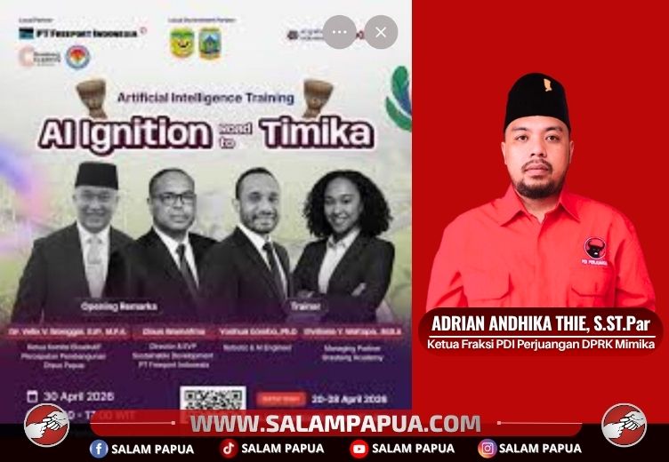 Fraksi PDI Perjuangan DPRK Mimika Dukung Kritik Gubernur Papua Tengah Terkait AI Ignition Road To Timika