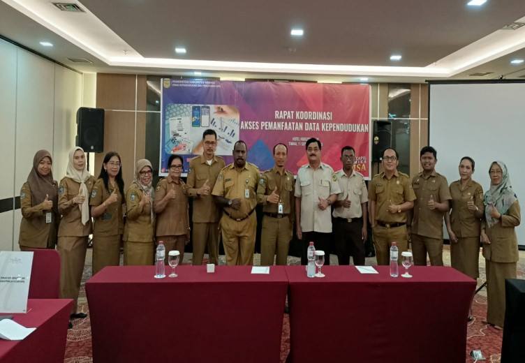 Disdukcapil Mimika Gelar Rapat Koordinasi Akses Pemanfaatan Data Kependudukan Lintas OPD