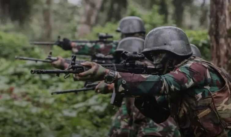 JASAD 4 ANGGOTA TNI YANG DITEMBAK KKB DI NDUGA BERHASIL DIEVAKUASI KE RSUD MIMIKA