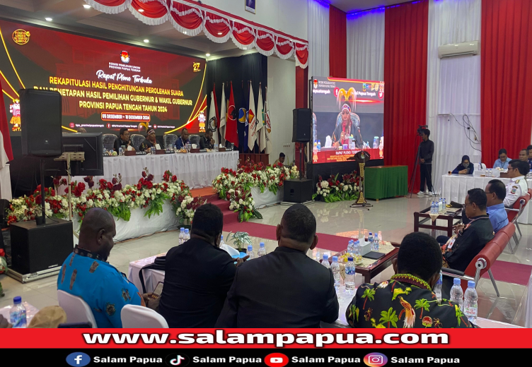 Raih 45,5 Persen Suara, Pasangan Meki Nawipa-Deinas Geley Menangkan Pilkada Papua Tengah