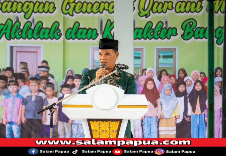 Resmikan Gedung TPA Nurul Iman Wanggar, Pemprov Papua Tengah Dorong Pendidikan Berbasis Agama