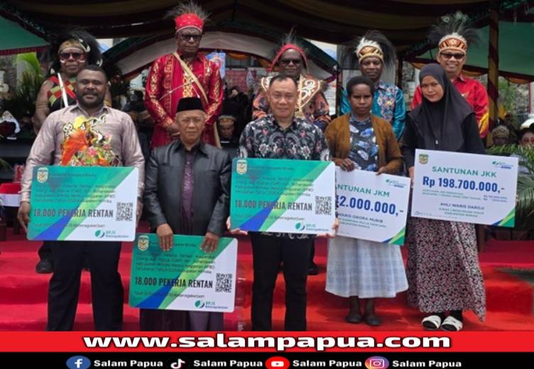 BPJS Ketenagakerjaan Lindungi 18.000 Pekerja Rentan Dan Rohaniawan Di Mimika