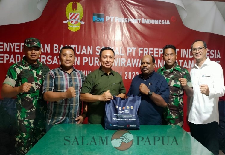 FREEPORT BANTU 1.150 PAKET SEMBAKO BAGI KEGIATAN BAKSOS PPAD DI MIMIKA, BENTUK DUKUNGAN BAGI PERCEPATAN PEMBANGUNAN DI PAPUA