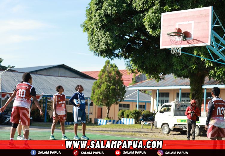 Lomba Basket Antar OPD Se-Papua Tengah Sangat Meriah Mewarnai HUT RI Ke-80