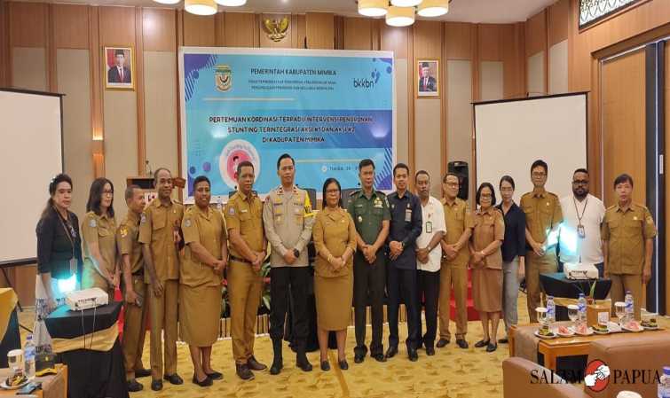 PEMKAB MIMIKA GELAR KOORDINASI TERPADU INTERVENSI PENURUNAN STUNTING AKSI I DAN AKSI II