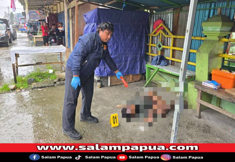 Pria Tanpa Identitas Ditemukan Meninggal Di Jalan KH Dewantara Timika