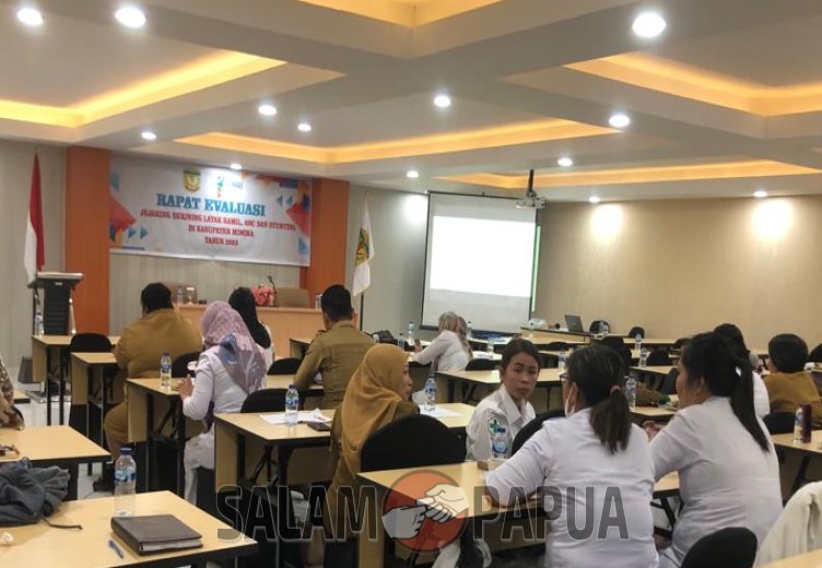 Dinkes Mimika Gelar Rapat Evaluasi Jejaring Skrining Layak Hamil, ANC Dan Stunting