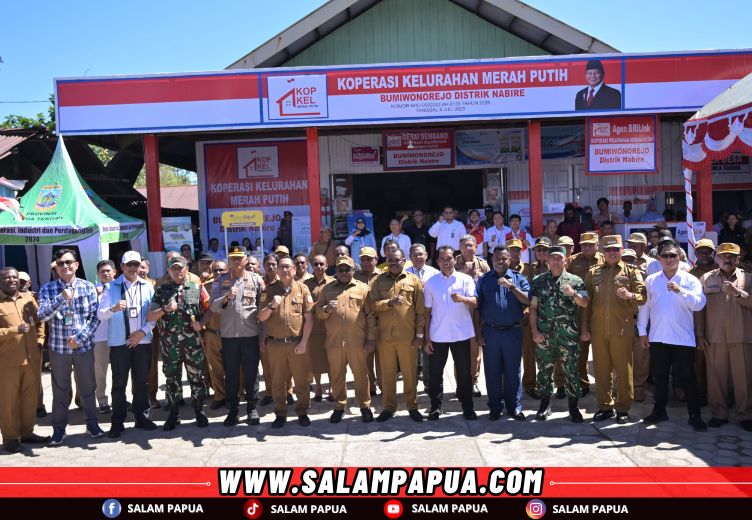 Pemprov Papua Tengah Luncurkan Koperasi Merah-Putih, Gubernur Meki Nawipa: Pusat Kegiatan Ekonomi Untuk Kesejahteraan Rakyat