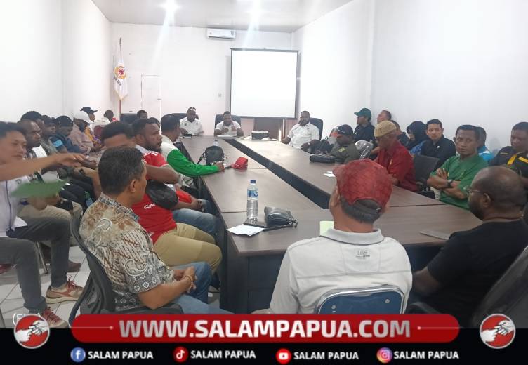 KONI Papua Tengah Kembali Gelar Rakor Bahas Persiapan Pelantikan 32 Cabor