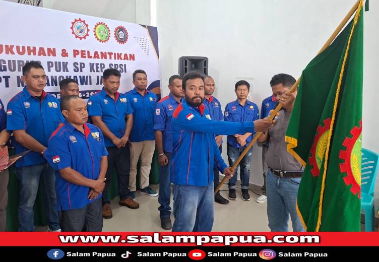 Ricky Yarangga Resmi Pimpin PUK SP KEP SPSI PT Nemangkawi Jaya