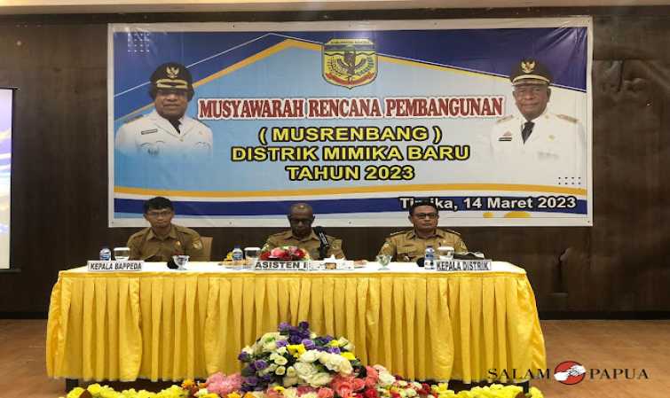 DISTRIK MIMIKA BARU GELAR MUSRENBANG TAHUN 2023