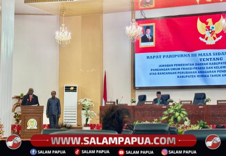 Bupati Mimika Jawab Pandangan Fraksi DPRK, Fokus Optimalisasi PAD Dan Layanan Dasar