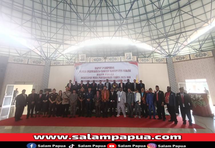DPRK Nabire Gelar Rapat Paripurna Penutupan Masa Persidangan 2025 Dan Pembukaan 2026