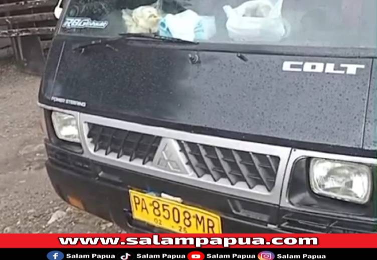 Sopir Pick Up Ditemukan Meninggal Dunia Di Dalam Mobil Di KM 08 Timika