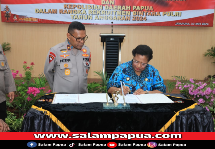 Ini Isi MoU Polda Papua Dan Pemprov PPT Soal Rekrutmen Polri