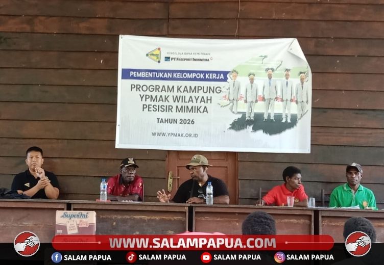 Dorong Kemandirian Masyarakat Di Bidang Ekonomi, YPMAK Bentuk Pokja Program Kampung Di Tiwaka