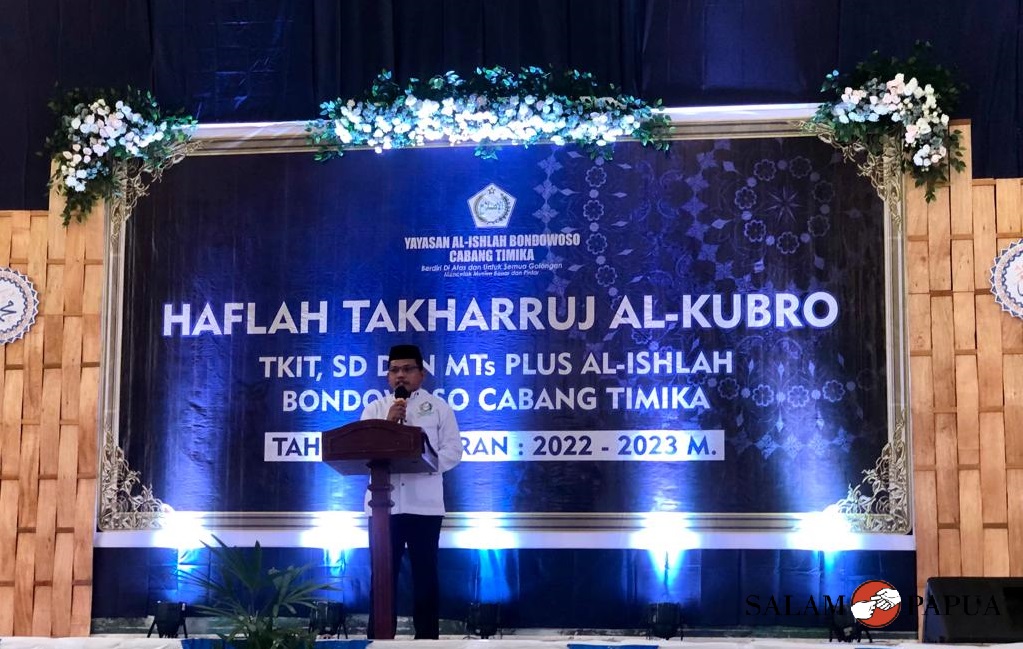 YAYASAN AL-ISLAH BONDOWOSO CABANG TIMIKA GELAR WISUDA PELEPASAN