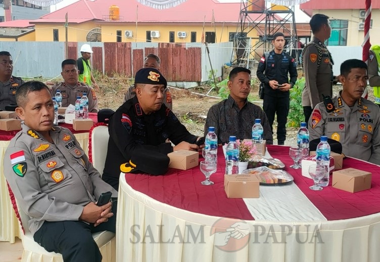 Petinggi Polda Papua yang hadir mendampingi Kapolda Irjen Pol Mathius D Fakhiri (Foto:salampapua.com)