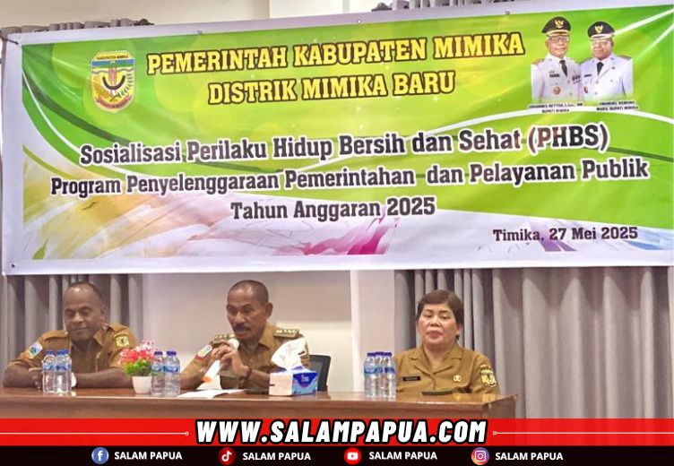 PARADE FOTO: Distrik Mimika Baru Gelar Sosialisasi PHBS Terhadap 50 Kader Posyandu