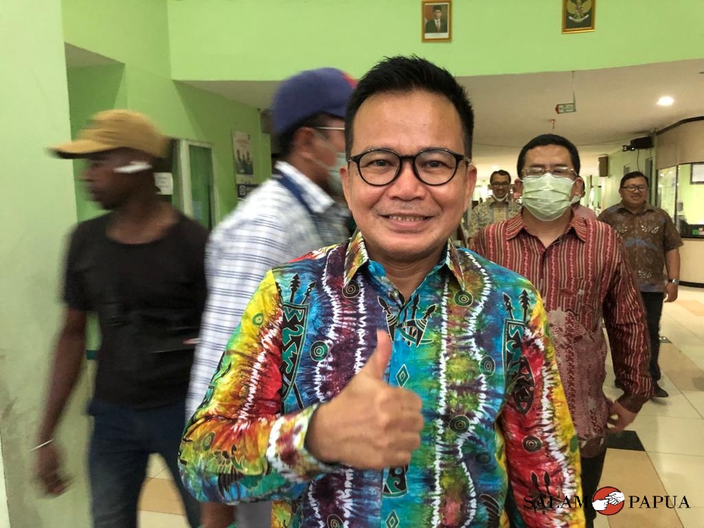 Direktur Fasilitas Pelayanan Kesehatan Pusat Dr Aswan Usman (Foto:salampapua.com/Evita)