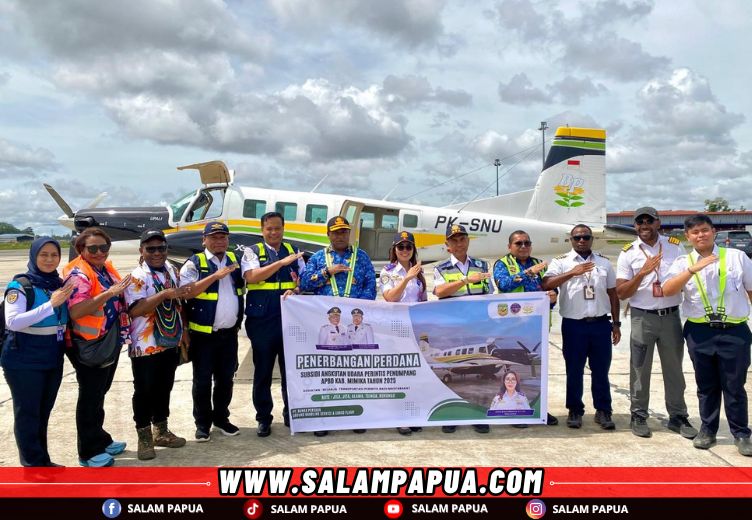 PARADE FOTO: Pemkab Mimika Launching Subsidi Penerbangan Ke Pedalaman