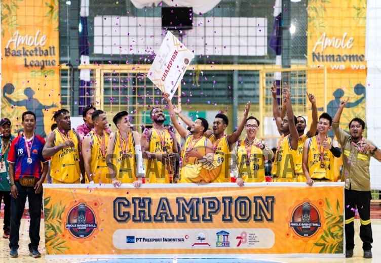 Bakors PTFI Gelar Amole Basketball League